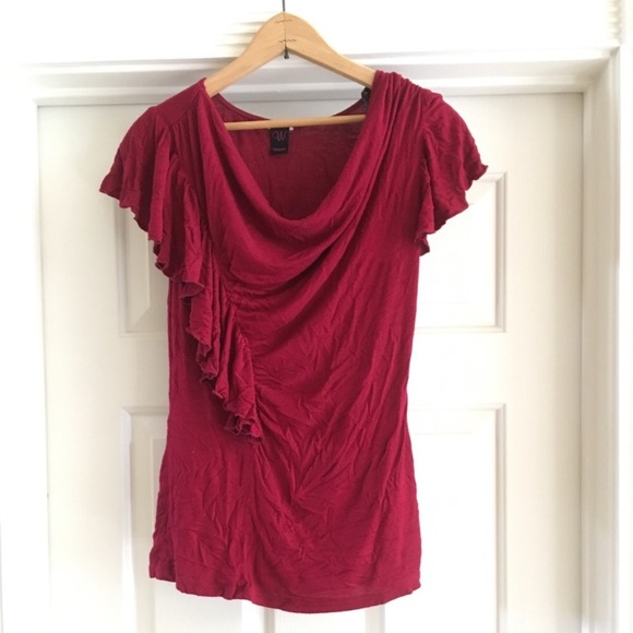 Wrapper Blouse Red - Picture 2 of 5